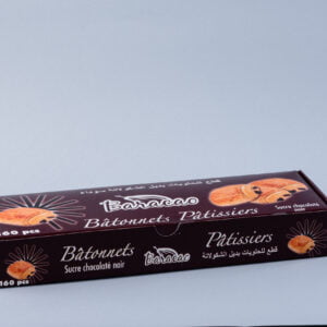 Bâtonnets pâtissiers sucre chocolaté noir Baracao 450g – Image 2